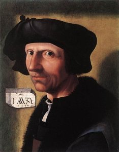Self­portrait — Jacob Cornelisz Van Oostsanen