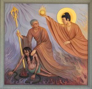 Maudgalyayana Rescuing His Mother — Fo Guang Shan Buddha Museum