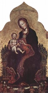 Madonna With Angels — Gentile Da Fabriano