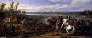 Crossing The Rhine — Adam Frans Van Der Meulen