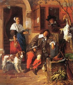 Der Schlafende Sportler — Gabriel Metsu