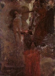 Medicine (compositional Study), Oil On Canvas — Gustavas Klimtas