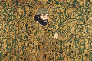Auric Efflorescence: The Gilded Interlace Of Identity — Jacques Villedieu