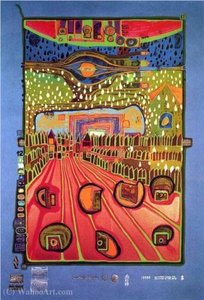 A Street For Survivors — Friedensreich Hundertwasser