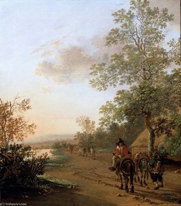 Road By The Edge Of A Lake — Jan Both