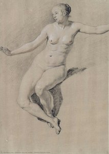 Seated Female Nude — Adriaen Van De Velde