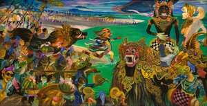 Melasti Ceremony At Sabe Beach — Hendra Aprida Gunawan