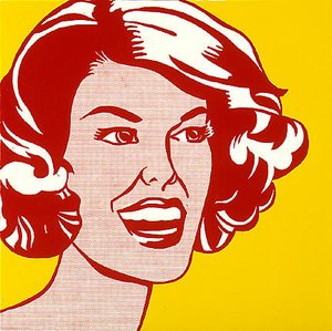Hoved - Rød Og Gul — Roy Lichtenstein