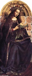 L'autel D'orhange : Vierge Marie — Jan Van Eyck
