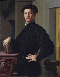 Portrait Of A Young Man With Book — Agnolo Bronzino