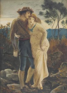 Pastoral Lovers — Simeon Solomon