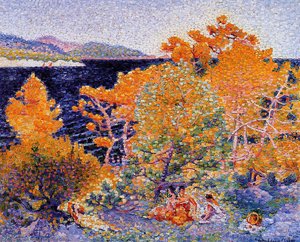 Siesta By The Water — Henri Edmond Cross