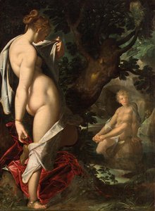 Hermaphrodite And The Nymph Salmacis — Bartholomeus Spranger