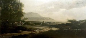 Landscape With A Winding Roadway — Adam Pynacker