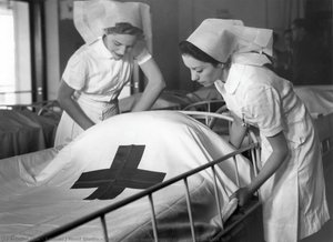 Two Nurses On Board Hospital Ship Tss Oranje Ii — Samuel J Hood Studio
