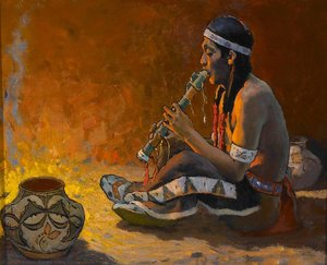 Flute Player — Eanger Irving Couse