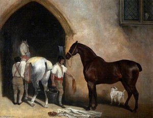 Curricle Horses — Richard Barrett Davis