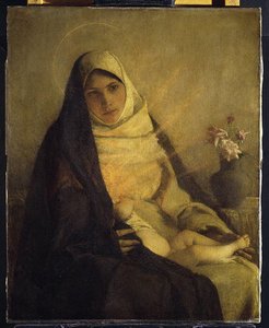 Madonna Of The Rose — Pascal-adolphe-jean Dagnan-bouveret
