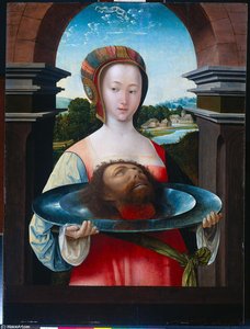Salome With The Head Of John The Baptist — Jacob Cornelisz Van Oostsanen