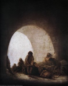 Eine Gefängnis Szene — Francisco José De Goya Y Lucientes