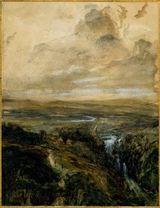 Landscape In The Auvergne — Théodore Rousseau (pierre Etienne Théodore Rousseau)