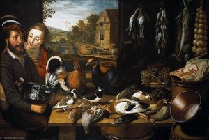 Larder Still Life With Cheese — Floris Van Schooten