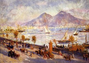 Veľká Hora Vezuv V Ranných Hodinách — Pierre-auguste Renoir