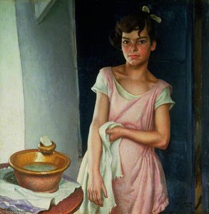 Susie And The Wash Basin — Dame Laura Knight