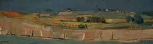 Summer Landscape, Catterline — Joan Kathleen Harding Eardley