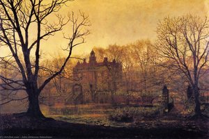 In The Gloaming — John Atkinson Grimshaw