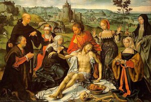 Retablo De La Lamentación (central) — Joos Van Cleve