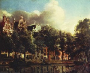 Canal In Amsterdam — Jan Van Der Heyden