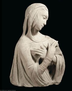 Madonna (detail) — Agostino Di Duccio