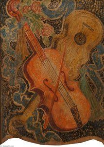 Scene From The Strachey Gramophone — Dora Carrington