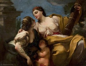 Justice And Peace Embracing — Antonio Balestra