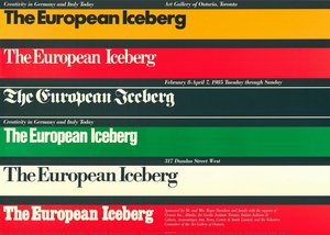 The European Iceberg: Creativity Today In Germany And Italy — Massimo Vignelli, Vignelli Associates