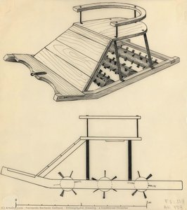 Ethnographic Drawing - A Traditional Thresher — Fernando Barbedo Galhano