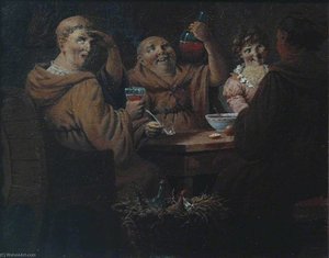 Monks Merrymaking — John Cranch