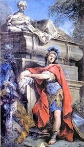 Jerusalem Delivered Tancredi's Lament At The Tomb Of Clorinda — Charles-andré Van Loo