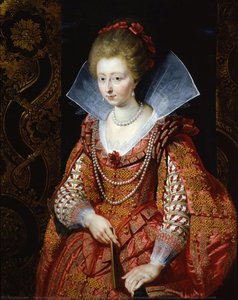 Portrait Of Charlotte-marguerite De Montmorency, Princess Of Condé — Workshop Of Peter Paul Rubens