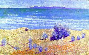 Beach On The Mediterranian — Henri Edmond Cross