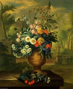 December Månadens Blommor — Jacob Van Huysum