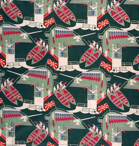 ‘fleet On The Sea’ Textile From The Russian Avant-garde Period — 维拉·洛托尼娜