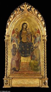 Madonna And Child Enthroned — Lippo D'andrea Di Lippo