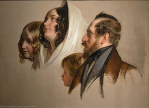 Portrait-study — Friedrich Ritter Von Amerling