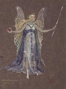 Costume Design For The Fairy Princess Ariella — Walter Crane