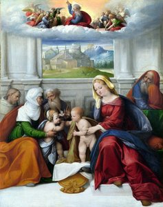 The Holy Family With Saints — Garofalo