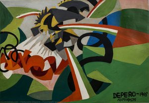 Paesaggio Guerresco — Fortunato Depero
