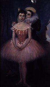 Pierrot And The Dancer — Albert Ernest Carrier Belleuse