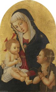 Virgin And Child With A Goldfinch And The Infant Saint John — Pseudo Pier Francesco Fiorentino